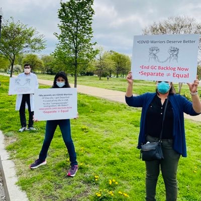 We are frontline healthcare workers stuck in decades of inhumane green-card backlog in the USA. We did our part during pandemic, asking congress for their part