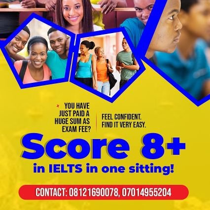 Ready to japa? I want to help you score 8 in IELTS.

I'd be sharing free IELTS resources. Follow, retweet and tag others to benefit. Gbogbo wa la ma japa.