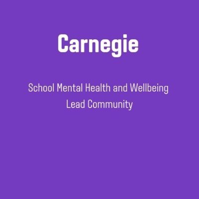 A FREE community for School Mental Health and Wellbeing Leads. Hosted by Carnegie Centre of Excellence for Mental Health in Schools. Tweets by @rachelbostwick1