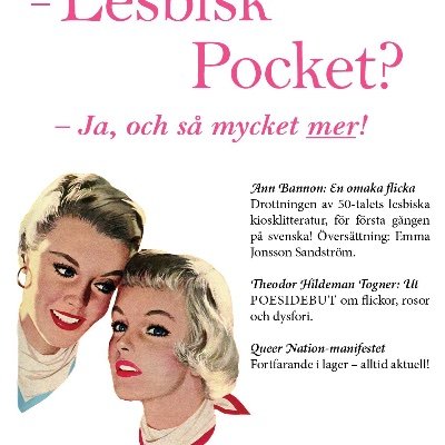 lesbiskpocket's profile picture. Förlag som ger ut queer litteratur, ofta på nåt sätt lesbisk. Vi läser gärna dina queera manus. Skicka till info@lesbiskpocket.se
