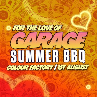 😎🎉 We're back for a Summer BBQ Special on 1st August at the Colour Factory, Hackney!👇 Limited tickets here! #UKG #UKgarage #garage