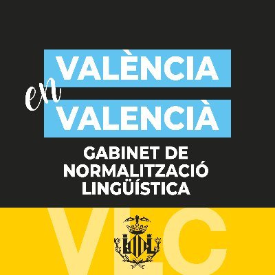 Gabinet de Normalització Lingüística de l’Ajuntament de València
💡 Campanyes | 👅 Llengua | 🔎 Informació
Seguiu-nos en Facebook, Instagram, Spotify i YouTube.