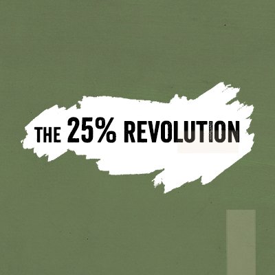 How a minority can change the world. #the25percentrevolution 
✊🏼🌍🌱 Inspire resistance to environmental destruction! #systemicchange @broederlijkdele