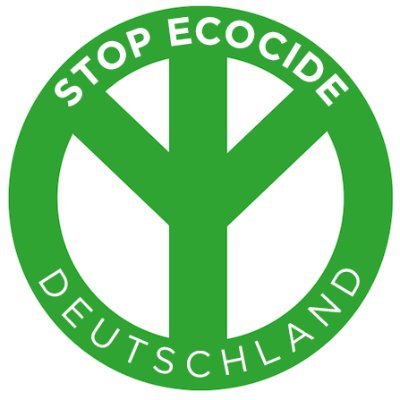 Der deutsche Zweig der globalen Kampagne Stop Ecocide International mit dem Ziel, #Ökozid zu einem internationalen Verbrechen zu machen.