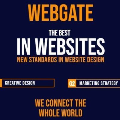 Webgate6's profile picture. Web Design Company , Digital Marketing , Graphic Designing , Social Media Agency , Software Developments , Android Applications.