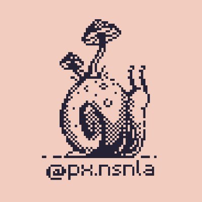 Noella, she/her!
I've always loved pixel art, now I'm trying to figure it out myself using 𝗔𝘀𝗲𝗽𝗿𝗶𝘁𝗲.
https://t.co/8xszDmNI94 ♡
https://t.co/T7y3XeWZVJ