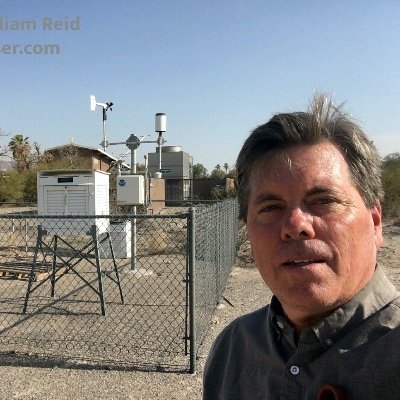 SoCal climatologist, Great Plains storm chaser and photographer, Tempest Tours tour director, certified wx observer & Death Valley record-temperature researcher