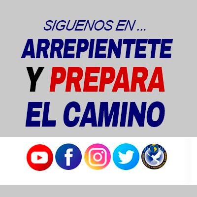 Cuenta Oficial del Ministerio de Arrepentimiento & Santidad en Latinoamérica. https://t.co/ujAW4yvGSZ