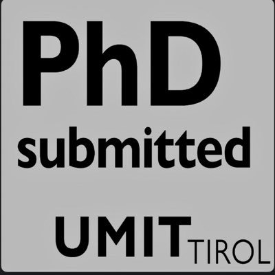 phdsubmitted's profile picture. 3 PhD Studierende der UMIT TIROL erzählen in diesem Podcast aus ihrem Leben im Doktorat 🎓📉