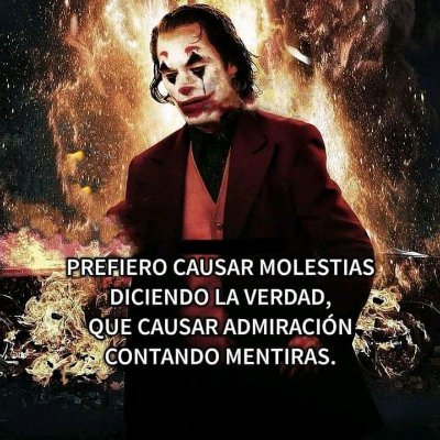 Te diré lo que necesitas saber y no lo que quieres leer.