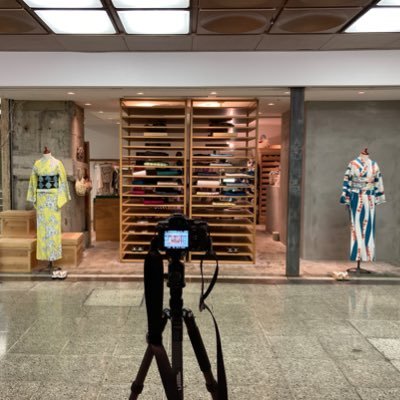 《長尺◆単衣■お召■細やか縞に横段ぼかし■淡いグレー◆正絹着物◆KH4-48》 今日のトルソーさん にレトロな色合いのボーダーに薔薇のお羽織を