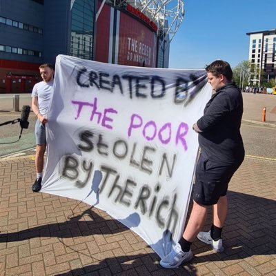 Callum Pearson, a United fan since he was a kid have taken a strong stand against the ESL. Football is for the fans!!!