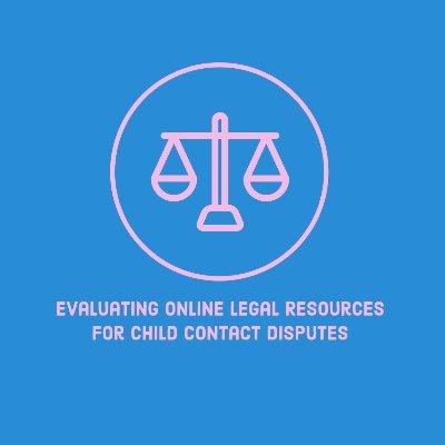* I am researching online legal support for child contact disputes

* This account will only be used for research purposes by the University of Manchester

#A2J