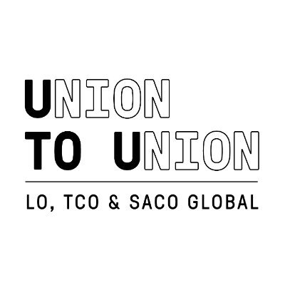Union to Union är en ideell organisation som arbetar för uppbyggnaden av fria, demokratiska och jämställda fackföreningar globalt. 🌍🌎🌏💪🏿