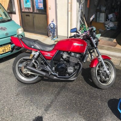 山口　バイクzrx400Ⅱ 釣り