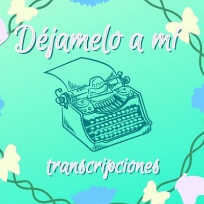 ¿No tenés tiempo para transcribir? Déjamelo a mí!
📌 Consultas al MD o escribe a dam.transcripciones@gmail.com