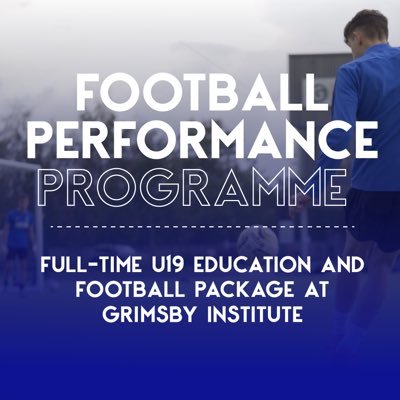 Full time U19 education and football package at Grimsby Institute. Email: footballacademy@grimsby.ac.uk