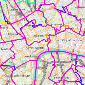 Mapping the changing evolution of the UK's Parliamentary Constituencies