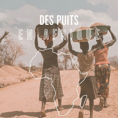 PuitsEnAfrique's profile picture. Notre ambition est de construire des puits en Afrique pour leur permettre l'accès à une ressource précieuse et fondamentale à la vie, l'eau.
