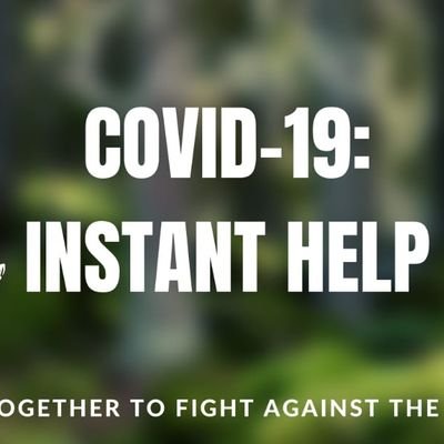 This is the official Twitter handle of COVID-19: INSTANT HELP Group. We are committed to provide help for those who are in distress | Not associated with Govt.