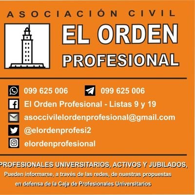 Asociación Civil de profesionales universitarios, activos y jubilados, de todo el país y de todas las edades, en defensa de la Caja de Profesionales del Uruguay