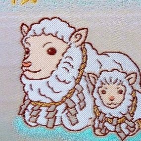 名古屋市北区にある羊神社🐏⛩です。 社務所の受付時間は月、木、土、日曜日の9:30から15:30。