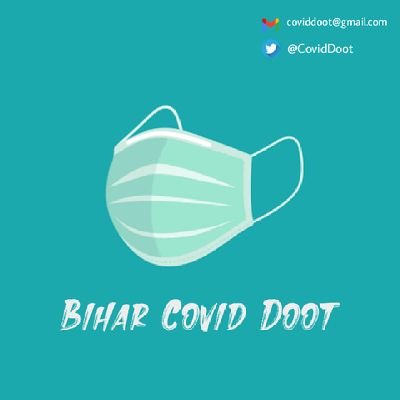 Covid19 से संबंधित चम्पारण-उत्तरी बिहार में किसी भी प्रकार का मदद हो हम तक संदेश पहुँचाये, प्रशासन के मदद से यथा संभव आप तक मदद पहुँचाने का प्रयास
जय हिंद🇮🇳