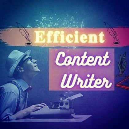 #Efficient_Content_Writer
#Seo_Content
#Blog_post
#Articles
#Will write every types of articles..
