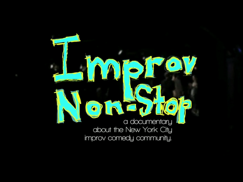 ImprovNonStop's profile picture. a documentary project about the NYC improv comedy community.