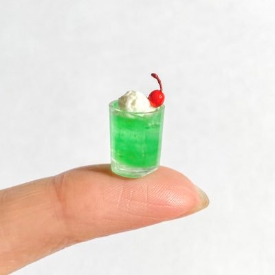 Miniature food｜粘土でいろんなたべものつくります Instagram｜https://t.co/9eO1WRy0r0