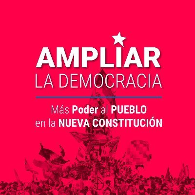 #AmpliarLaDemocracia es conquistar más libertad para poder decidir sobre nuestras vidas. Conoce, adhiere y difunde nuestro manifiesto ingresando vía link.👇🏻👇