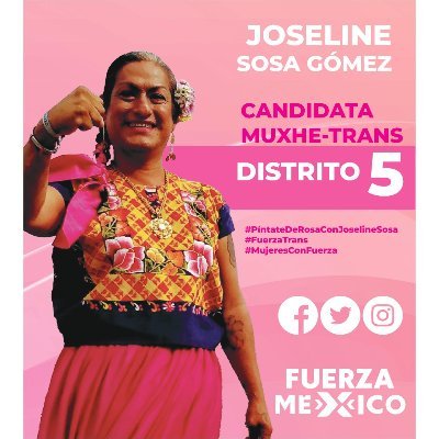 Activista Muxhe-trans por los derechos humanos de la comunidad LGBTI+ en el Istmo de Tehuantepec, Oaxaca.