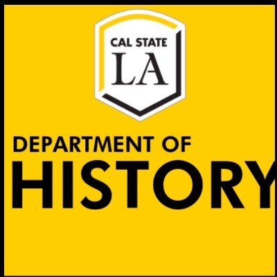 We are the Cal State LA History Department. Follow us for department news and events, as well as for listings of events external to the department.