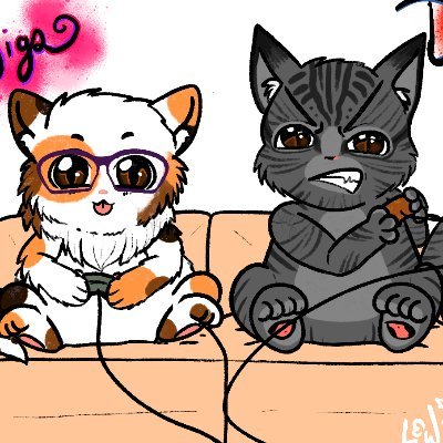 Hi! We are the CouchCatz: TastyJigs and Dermiester1.
We are a married variety gamer couple who spend a lot of time with on our couch with our cats!