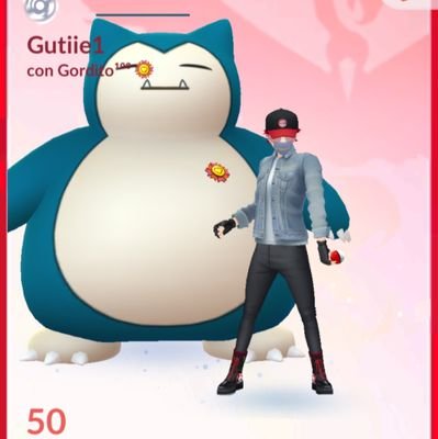 Trainer Pokemon Go Chile 🇨🇱
LVL 50 
                   Team valor 🔴
AND Snorlax