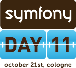 One day symfony conference taking place in Cologne, Germany on October 21st 2011