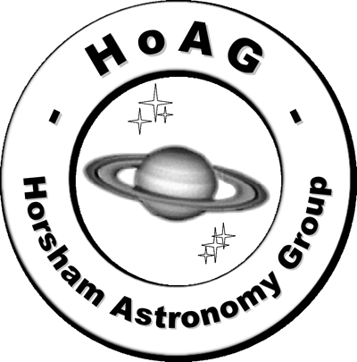 Welcome to the Horsham Astronomy Group. Currently meeting at The Forest School and online on RingCentral on the first Wednesday of each month.