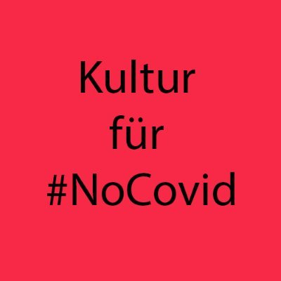 Damit Kulturveranstaltungen bald wieder mit Publikum stattfinden können, setzen wir uns für die Umsetzung einer Niedriginzidenz-Strategie ein. #YesToNoCovid