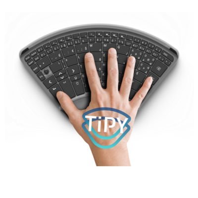 TiPY Eine Tastatur für Eine Hand, One Keyboard for One Hand. Das Kommunikationsmittel unserer Zeit kann jetzt vollständig mit einer Hand bedient werden.