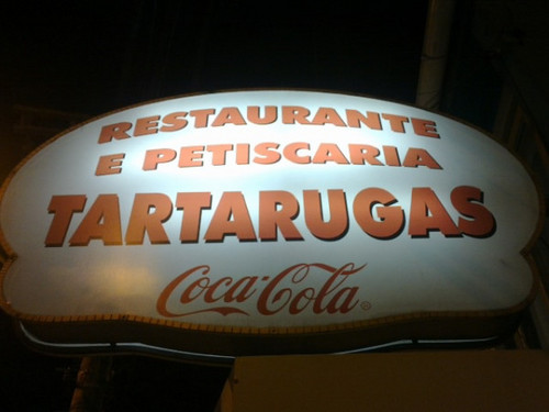 Restaurante Tartarugas Petiscaria.
Peixe  Linguado Anchova Salmao Tainha
Carne Picanha Contra File Frango
Camarão Grega Milanesa
