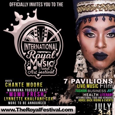 The 2021 International Royal Music Festival is set to be an acclaimed cross-genre music and
arts experience. July 3-4, 2021 Visit: https://t.co/GPE6V9P9go for tickets.