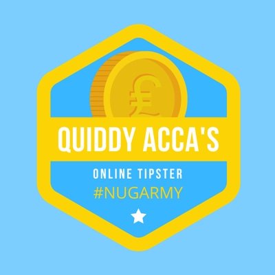 🏆 Unbeaten Quiddy Acca’s 🏆 Turning a bag of porkys in to a bag of cash! 💷 Follow for top £1 Accumulators! #nugarmy