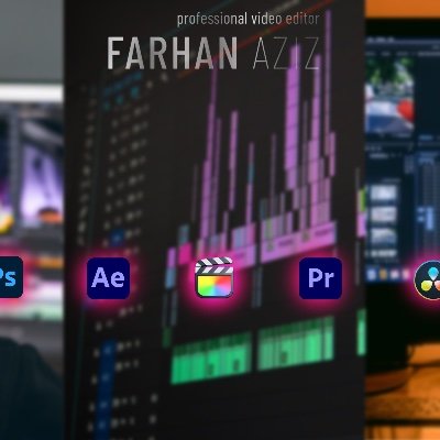 Hello there, my name is Farhan UrRehman, I'm a freelance video editor, nothing gives me joy than making beautiful videos & telling great stories.