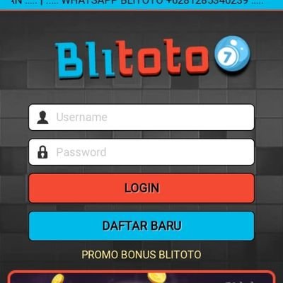 Blitoto situs togel online aman dan terpercaya