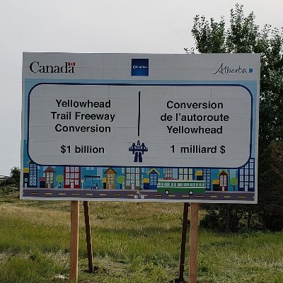 The City of Edmonton is converting Yellowhead Trail to a freeway by the end of 2027. Tweeting traffic and project updates. Questions? yellowhead@edmonton.ca