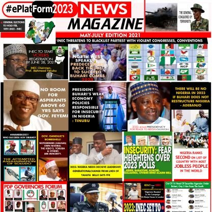 eplatform2023's profile picture. #ePlatForm2023 Is A Political Organization That Promotes Good Governance/Ensuring Credible Elections In Nigeria.