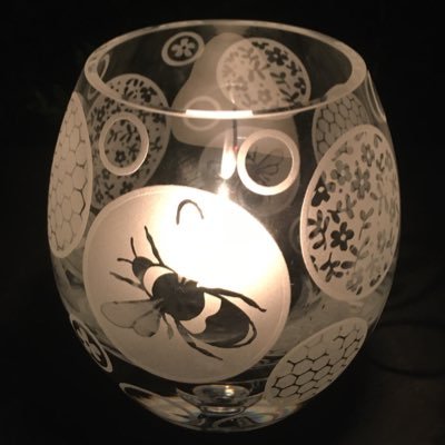 Beautiful glass sandblasted in Surrey. Commissions welcomed! https://t.co/4PJOYeC4kM