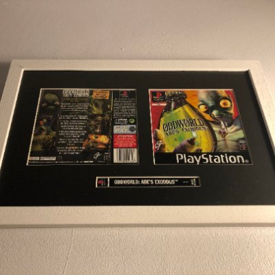 Framer of video games - Out the attic on to the wall! https://t.co/WupbWQlhhS Instagram @thegamerframer