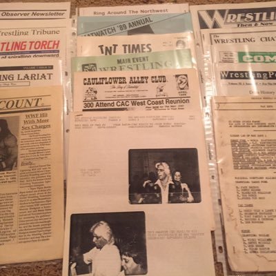 Sharing highlights from my wrestling newsletter/fanzine collection. Have a collection of your own? Let me know bc I’m always looking for items that I don’t have