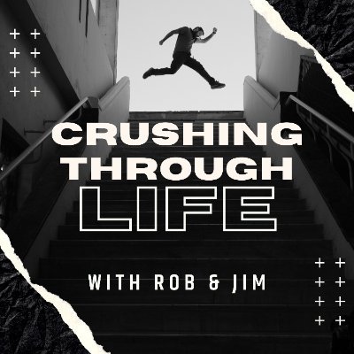 CRUSHINGLIFEPOD's profile picture. Two friends improving our daily lives: fitness, career, relationships, goals, and general challenges we all face. 💪
 Podcast /w Rob & Jim 🎙️LINK IN BIO! 🙂